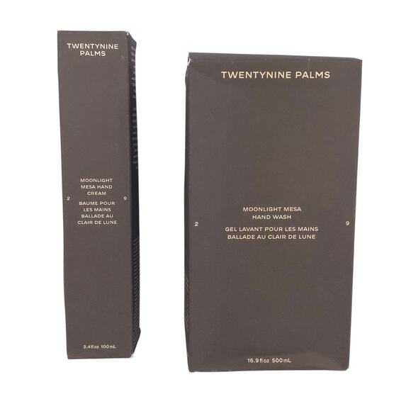 Twentynine Palms Moonlight Mesa Hand Wash 500mL & Hand Cream 100mL Set - Picture 2 of 6